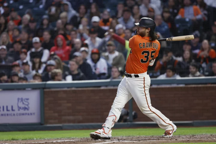 Giants' Brandon Crawford put on injured list with left knee inflammation