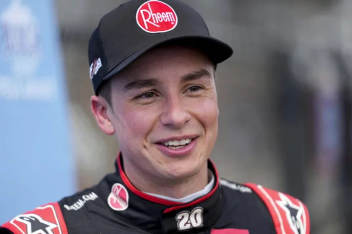 JGR's Christopher Bell takes the pole at Darlington for NASCAR's opening playoff race