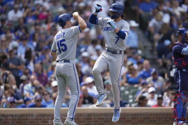 Bobby Witt Jr. hits go-ahead homer and Royals end skid with 4-3 win vs Cubs