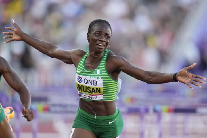 Tobi Amusan, world-record holder in hurdles, is declared eligible to run at worlds