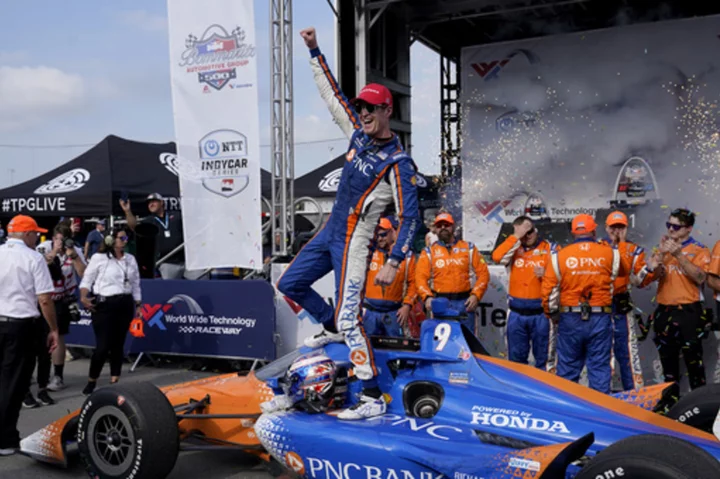 Scott Dixon wins Bommarito 500, ending Josef Newgarden's five-race oval winning streak