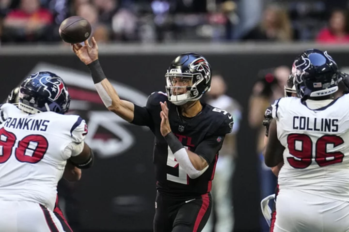 Desmond Ridder answers critics, Younghoe Koo kicks last-second field goal, Falcons edge Texans 21-19