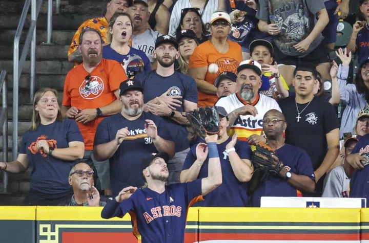 Astros fan totally makes up for interference with incredible interview