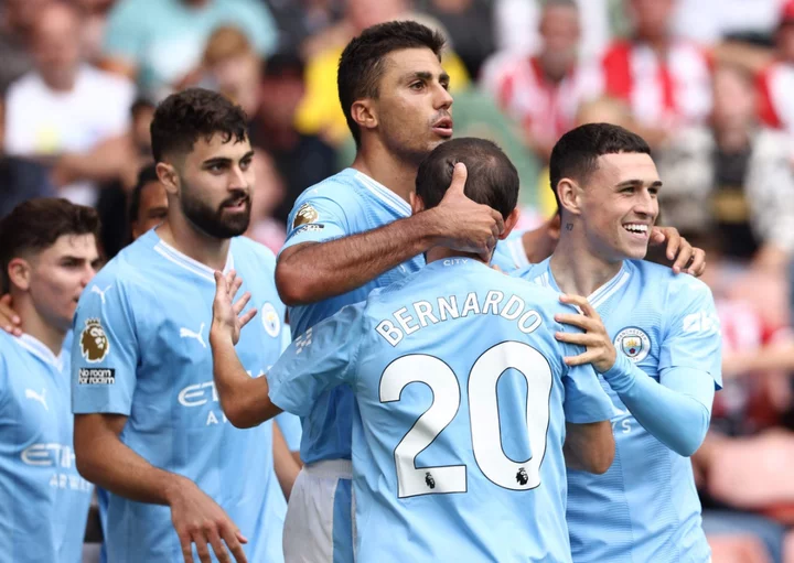 Rodri strikes late on to send Man City top and break Sheffield United hearts