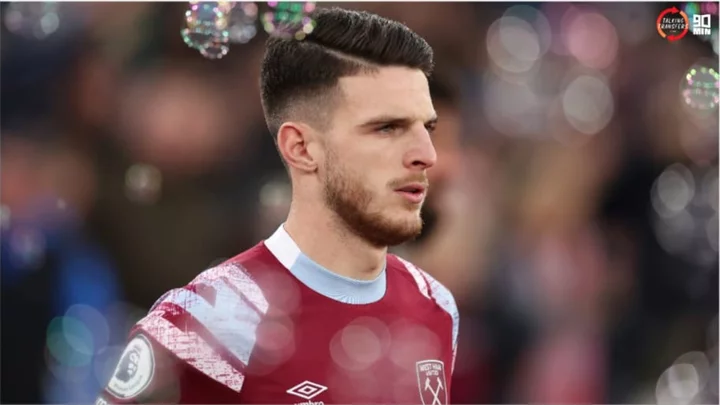 West Ham negotiating structure of Arsenal's £105m Declan Rice offer