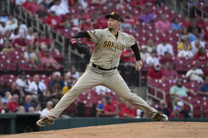 Blake Snell fans 9 in 7 shutout innings, Cooper drives in 3 as Padres beat the Cardinals 4-1