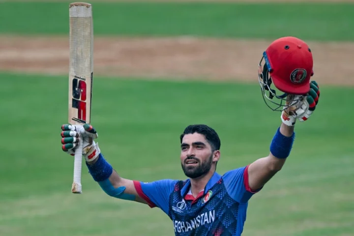Ton-up Zadran takes Afghanistan to 291-5 against Australia