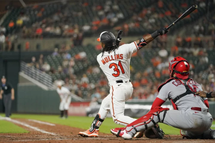 Cedric Mullins hits grand slam in 5th inning to lift Orioles to 11-5 win over Cardinals