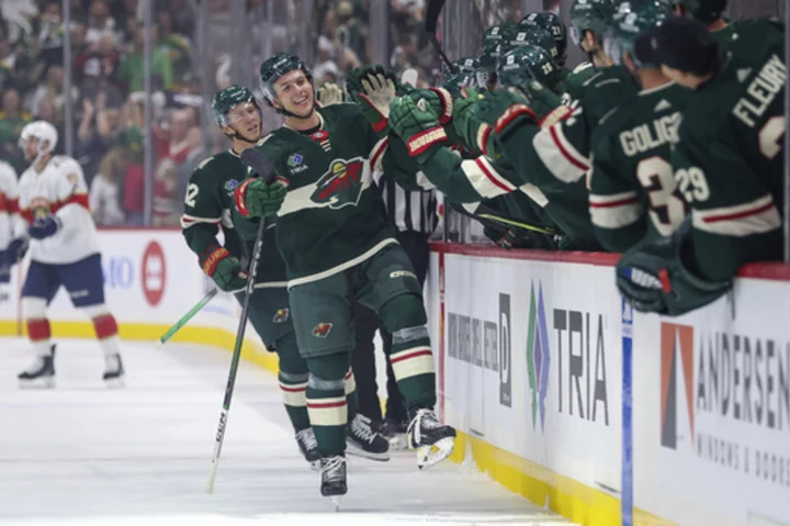 Wild beat Panthers 2-0 behind Brock Faber's first NHL goal, 41 saves by Filip Gustavsson