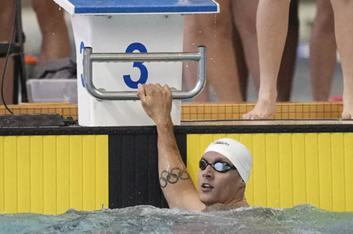 Caeleb Dressel fails to qualify for worlds in 50-meter butterfly, finishing 3rd at the US nationals