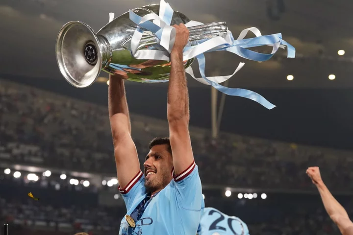 Man City match-winner Rodri named Champions League player of the year