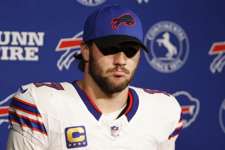 Quarterback Josh Allen says his new 'low positive' approach might be behind Bills sluggish starts