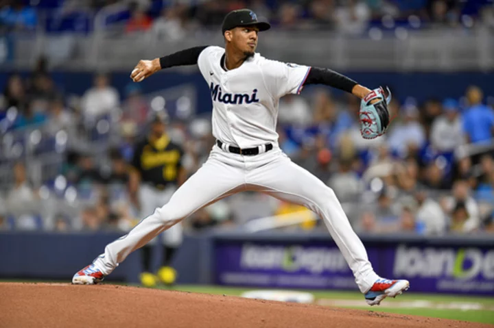 Rookie Eury Pérez works 6 dominant innings to lead Marlins past Pirates 2-0