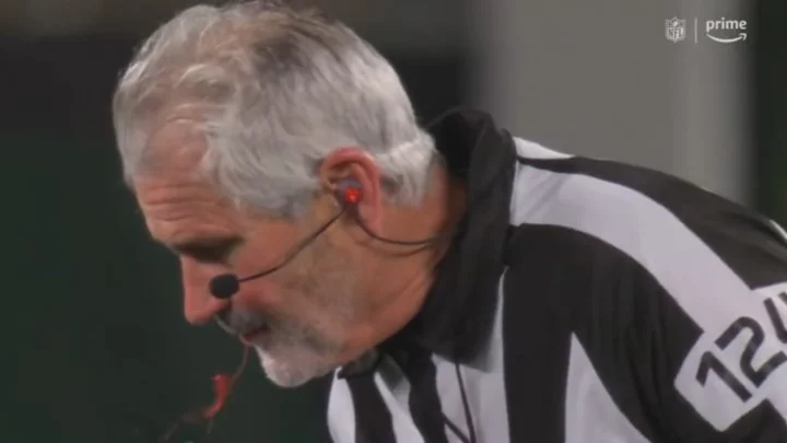 Ref Spits Blood After Getting Hit in the Face By Jets Player