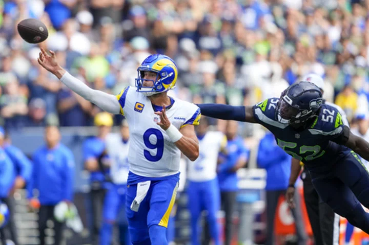 Rams show they can be more than competitive and thump Seahawks 30-13 in season opener