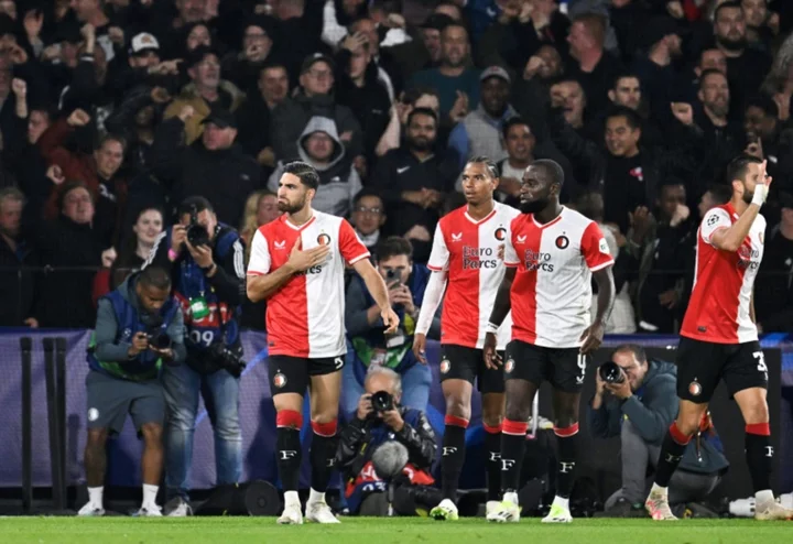 Nine-man Celtic lose 2-0 to ruthless Feyenoord in Champions League opener