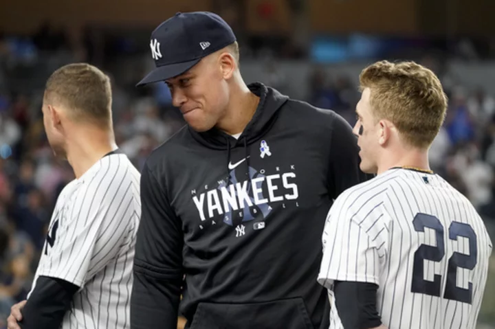Aaron Judge says toe ligament is torn and he's not ready for baseball activities
