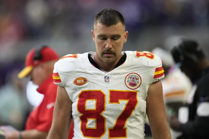 Chiefs are keeping a watchful eye on Travis Kelce's ailing ankle with Broncos up Thursday night