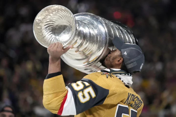 Vegas Golden Knights are the first team to get the Stanley Cup engraved before their summer parties