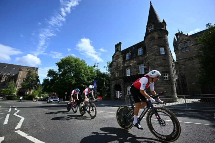 Swiss defend team mixed relay title at cycling worlds