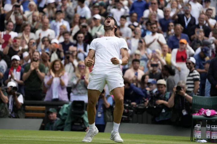 Did Alcaraz's father film Djokovic during practice at Wimbledon? Alcaraz says probably