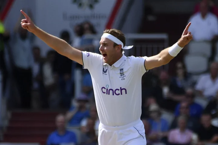 England seamer Stuart Broad takes 600th test wicket to join elite club