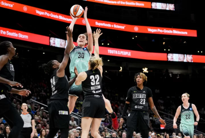 Breanna Stewart edges A'ja Wilson for AP WNBA Player of the Year honors by 1 vote