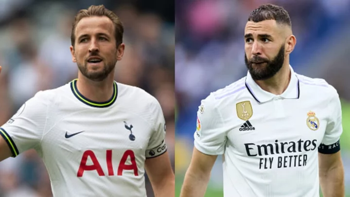 Harry Kane's stats compared to Karim Benzema