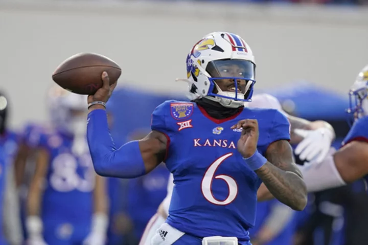 Kansas QB Jalon Daniels, the preseason Big 12 offensive player of the year, to start opener