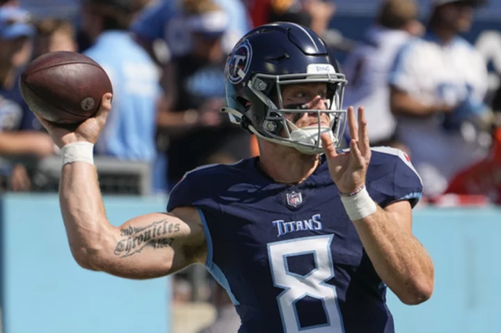 Titans prep QBs Levis, Willis even as coach hopes for Tannehill's return