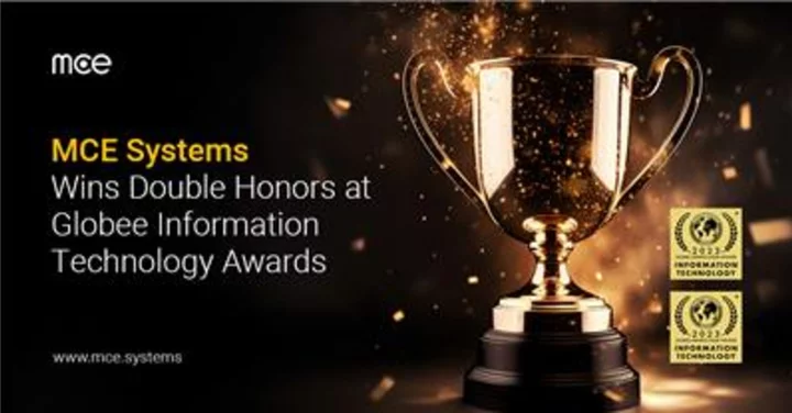 MCE Systems Wins Double Honors at Globee Information Technology Awards