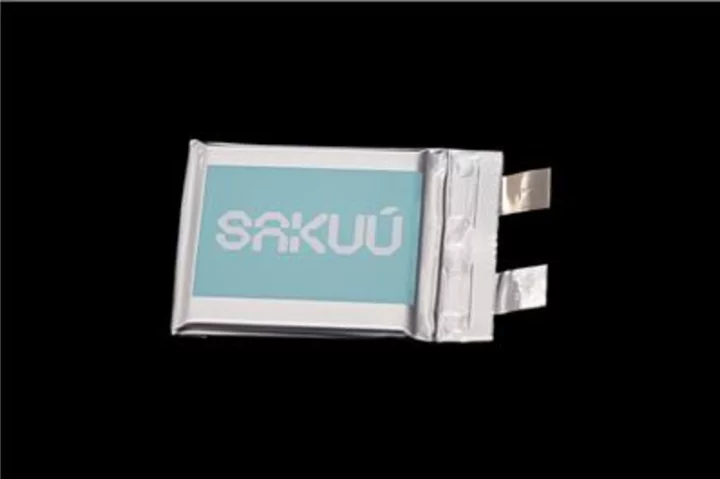 Sakuu Debuts High Energy Li-Metal Cypress™ Battery Cell Chemistry for Manufacturing License