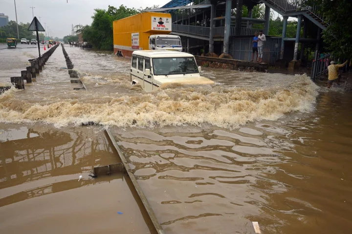 New Delhi Sees Wettest July Day in Decades as Rains Lash Region