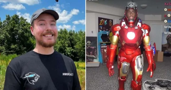 What happened when Kai Cenat tried on $14K Iron Man suit gifted by MrBeast?