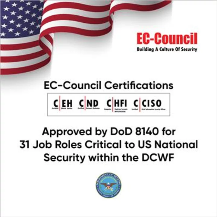 US DoD Directive 8140 Broadens Approval of EC-Council Certifications to Encompass 31 Critical Job Roles within the DoD Cyberspace Workforce Framework (DCWF)