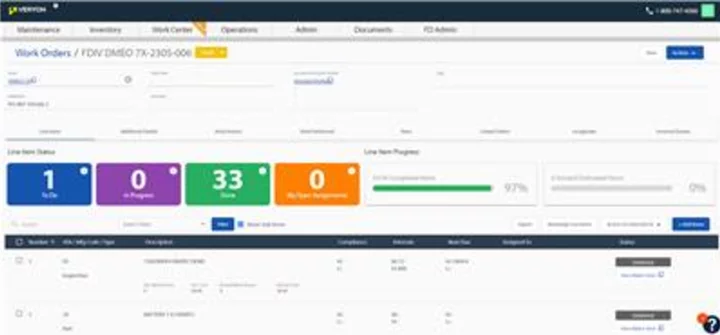 Veryon Expedites Aircraft Return-to-Service With Launch of Work Center