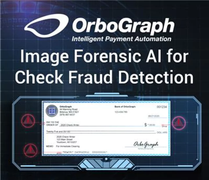 OrboGraph Leads the Industry in Check Fraud Detection, Welcomes 8 New Partner/Clients