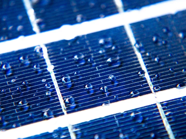 Solar panel tech breakthrough generates electricity from rain