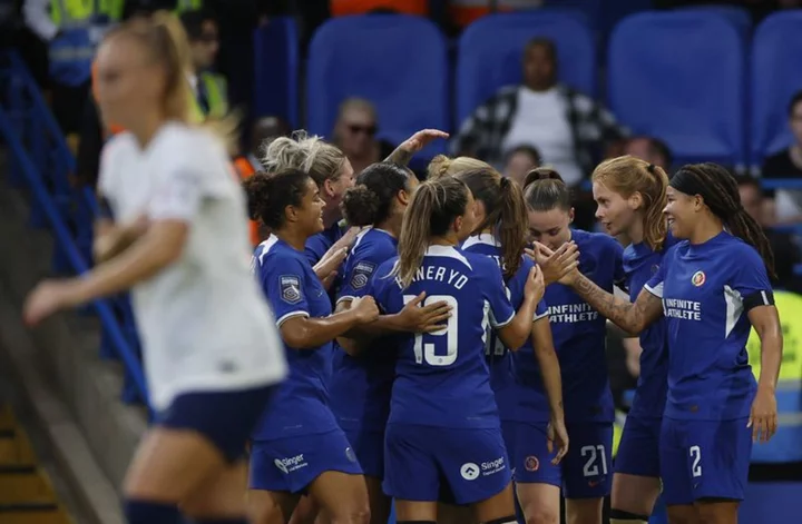 Soccer-Chelsea down Spurs, Arsenal lose to Liverpool as WSL kicks off