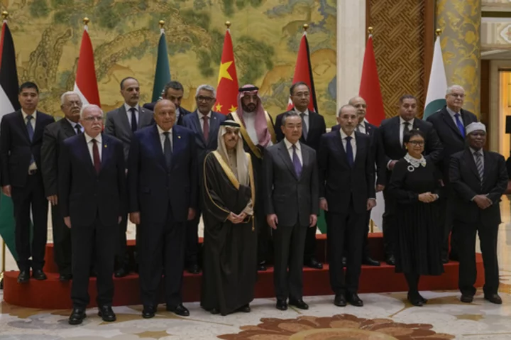 China welcomes Arab and Muslim foreign ministers for talks on ending the war in Gaza