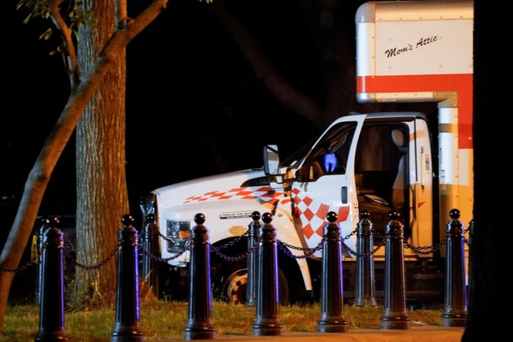 Driver charged after crashing into White House barriers, Nazi flag found