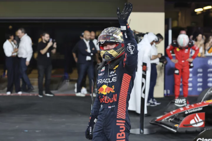 F1 champion Verstappen takes pole position for season-ending Abu Dhabi GP