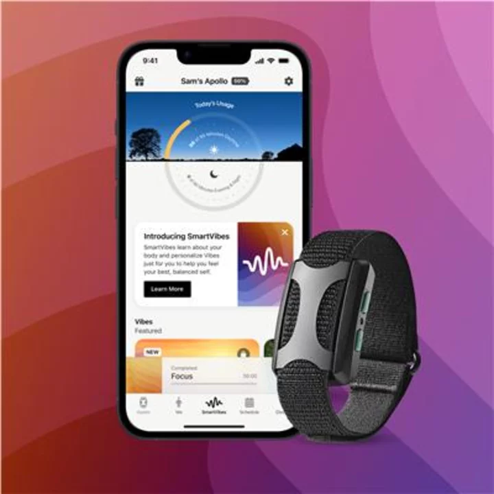 Apollo Neuroscience Introduces First Wearable with AI-Driven, Personalized Sleep and Stress Relief