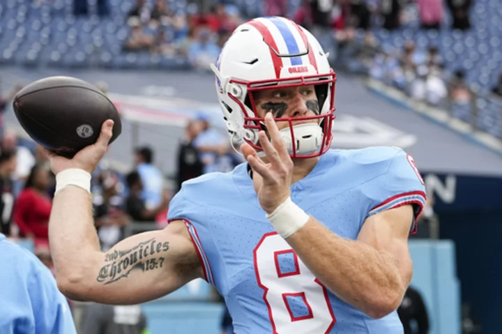 Titans start Will Levis against the Falcons, making him 7th rookie QB starter
