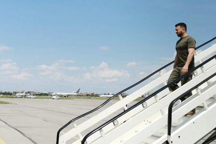 Ukraine's Zelenskiy arrives in Prague to rally support ahead of NATO summit