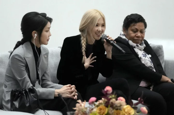 K-Pop star Rose joins first lady Jill Biden to talk mental health