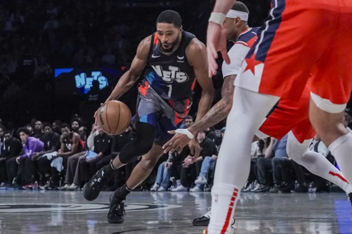 Bridges scores 27 points, helps Nets recover after blowing big lead to beat Wizards 102-94
