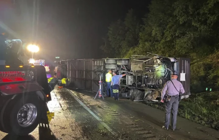 Multiple passengers dead after charter bus crashes in Pennsylvania, police say