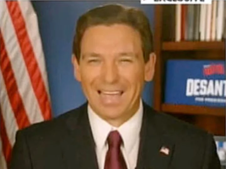 DeSantis nervously laughs when asked about campaign ‘failure to launch’ in Fox News interview