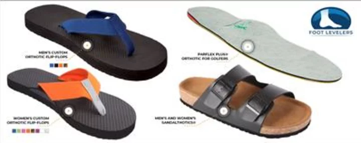 Foot Levelers Launches Summer 2023 Custom Orthotic Sandals, Flip-Flops and Golf Orthotics for Proprioception, Alignment and Body Performance.